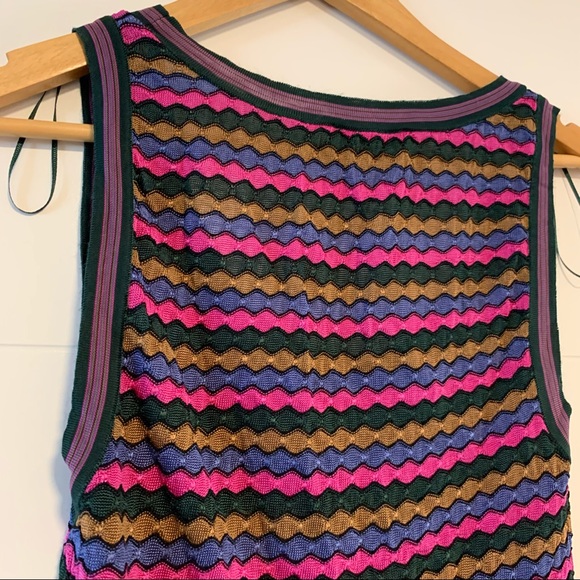 Zara | Bright Striped Tank Top - Picture 6 of 8